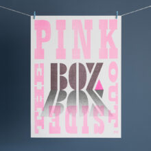 risoprint Pink outside the box