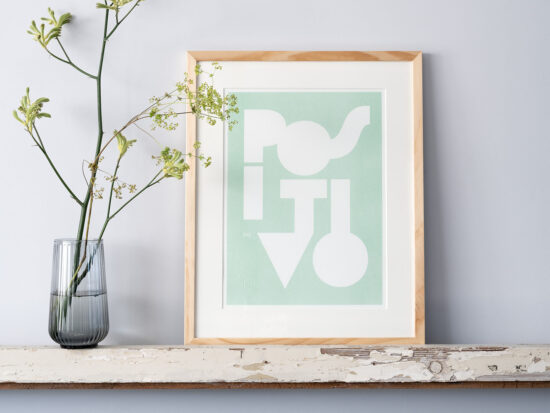 risoprint Positivo | in lijst