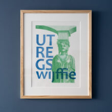 risoprint Utrecht | Utregs wijffie | in lijst risoprint Utrecht | Utregs wijffie | in lijst