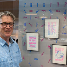 risoprints Geduld | Bijt 'ie? | Houdoe you do? | etalage-expo