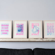 risoprints Geduld | Druk druk druk | Bijt 'ie? | Houdoe you do?