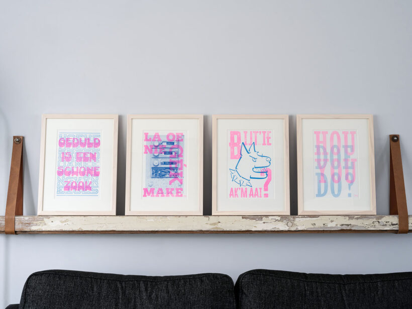 risoprints Geduld | Druk druk druk | Bijt 'ie? | Houdoe you do?