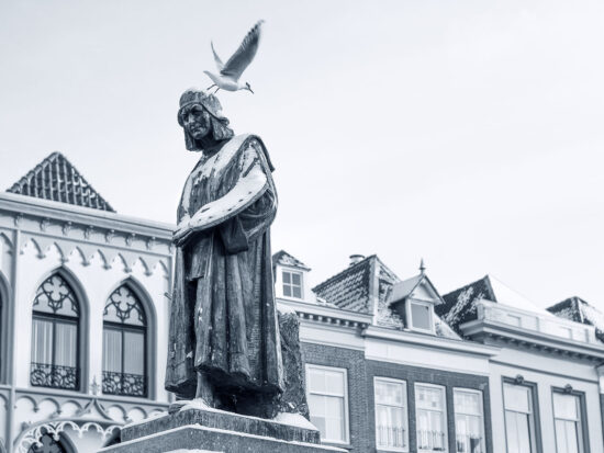 winter in Den Bosch | detail kaart Jeroen Boscj