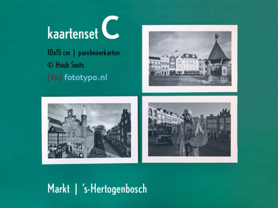 Markt & Moriaan Den Bosch | set 3 kaarten C