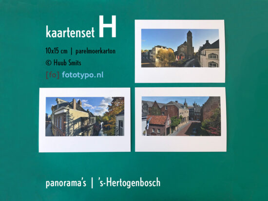 panorama's Hinthamerstraat Den Bosch | set 3 kaarten H