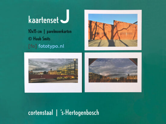 cortenstaal | Paleiskwartier Den Bosch | set 3 kaarten