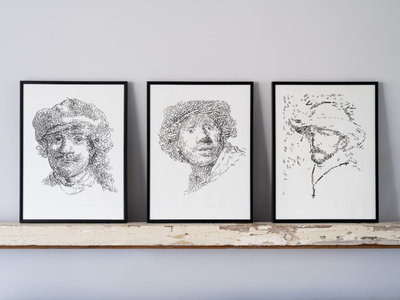 Vincent van Gogh & Rembrandt Letterheads | limited edition risoprints