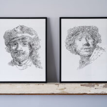 Rembrandt Letterheads | limited edition risoprints