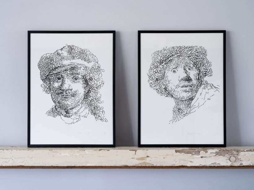 Rembrandt Letterheads | limited edition risoprints