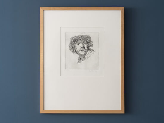Rembrandt type 2 Letterhead | laatste ets van oplage 15