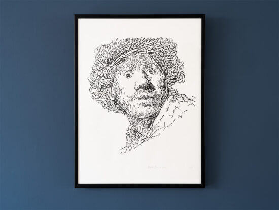 Rembrandt type 2 Letterhead | limited edition risoprint