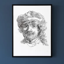 Rembrandt type 3 Letterhead | limited edition risoprint