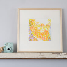 Vincent van Gogh Letterhead | limited edition risoprint | selfie