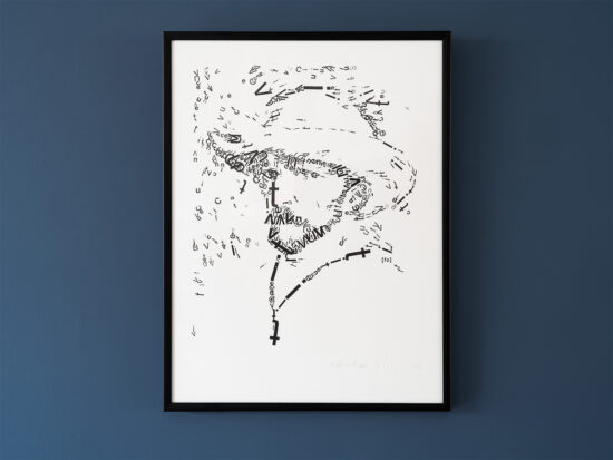 Vincent van Gogh type 2 Letterhead | limited edition risoprint