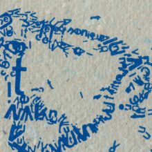 Vincent van Gogh Letterhead | hoogdruk op zelfgemaakt papier