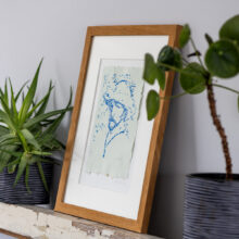 Vincent van Gogh Letterhead | hoogdruk op zelfgemaakt papier