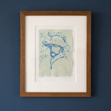 Vincent van Gogh Letterhead | hoogdruk op zelfgemaakt papier