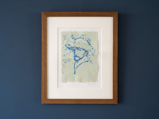 Vincent van Gogh Letterhead | hoogdruk op zelfgemaakt papier