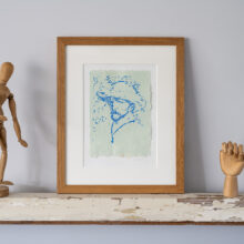 Vincent van Gogh Letterhead | hoogdruk op zelfgemaakt papier