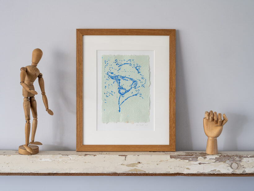 Vincent van Gogh Letterhead | hoogdruk op zelfgemaakt papier