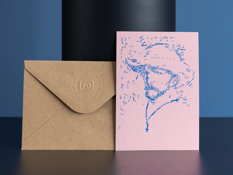 Vincent van Gogh Letterheads kaart | gerecyclede envelop