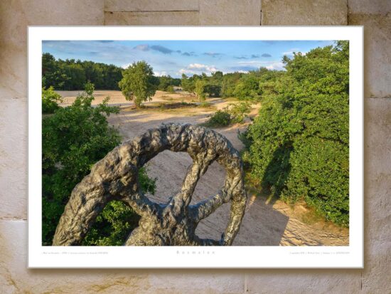 detail poster Wiel van Armando | zandverstuiving Rosmalen