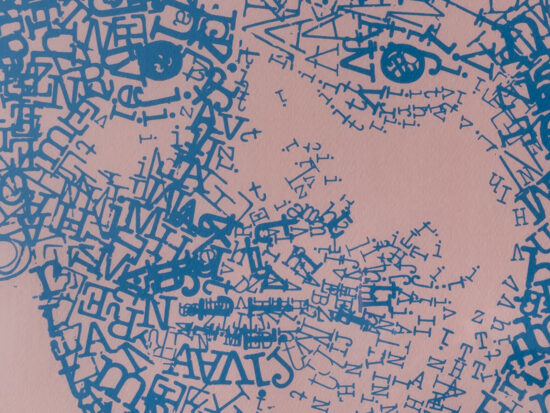 detail Rembrandt type 3 Letterhead | limited edition print