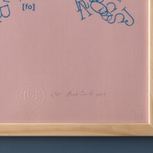 detail Rembrandt type 3 Letterhead | limited edition print