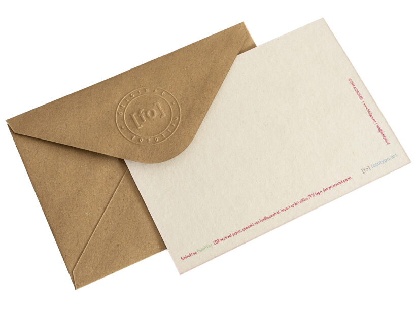 ansichtkaart DRUK DRUK DRUK | envelop ansichtkaart DRUK DRUK DRUK | envelop