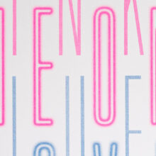 detail NEON risoprint | Pink neon blue love detail NEON risoprint | Pink neon blue love