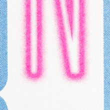 detail NEON risoprint | Pink neon blue love detail NEON risoprint | Pink neon blue love