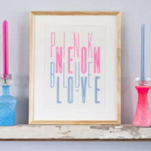 NEON-risoprint-framed-2ndcandle-1