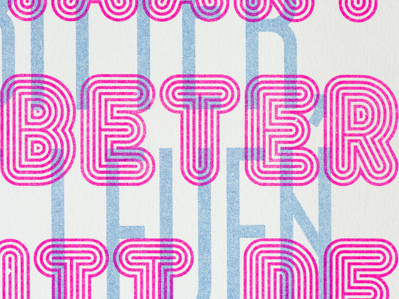 risoprint spreuk Frituur | detail risoprint spreuk Frituur | detail