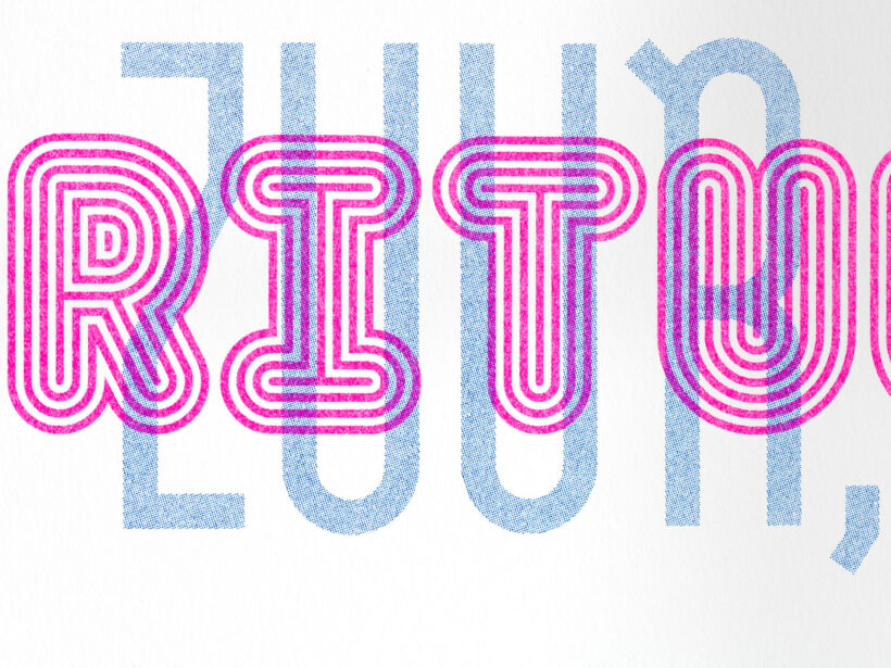 risoprint spreuk Frituur | detail risoprint spreuk Frituur | detail